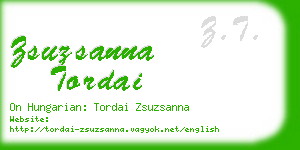 zsuzsanna tordai business card